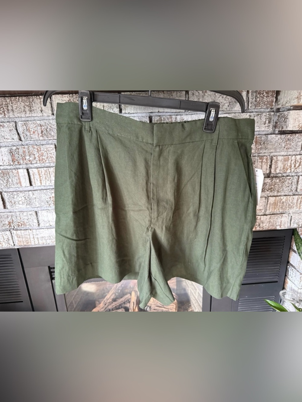 Olive Green Women's Shorts